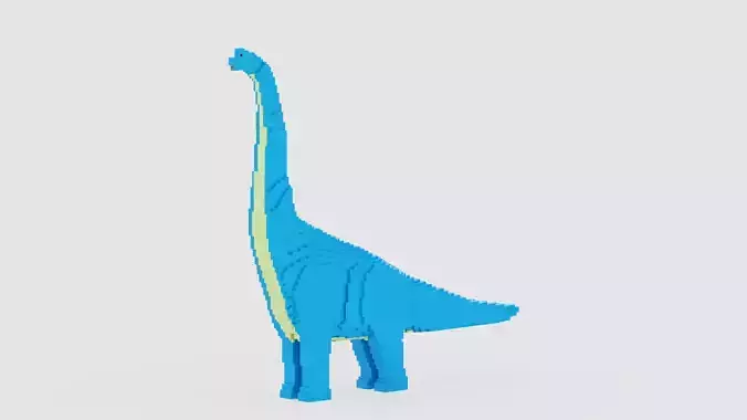 Voxel Brachiosaurus