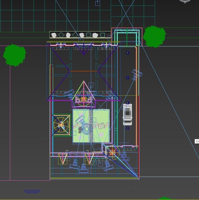 Classical Exterior Project Low-poly 3D model_9