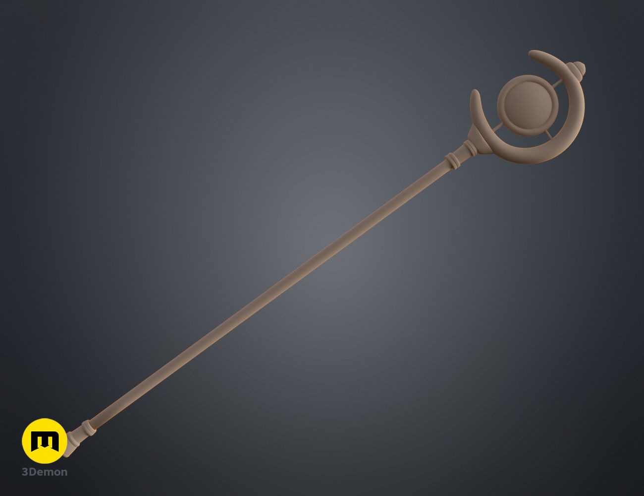 Frieren staff Beyond Journey End 3D print model_8