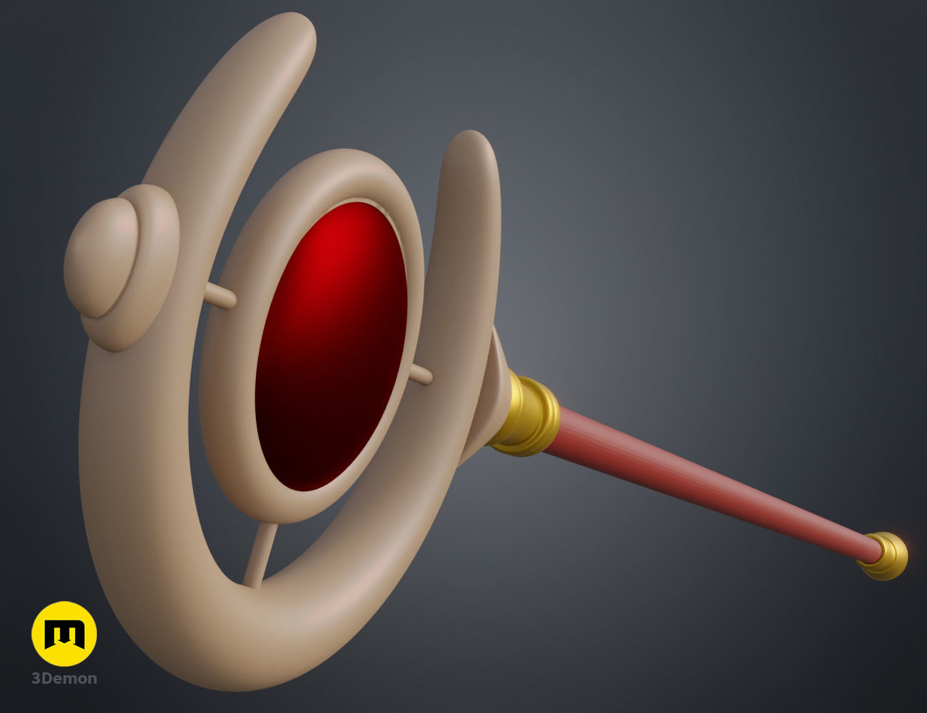 Frieren staff Beyond Journey End 3D print model_5