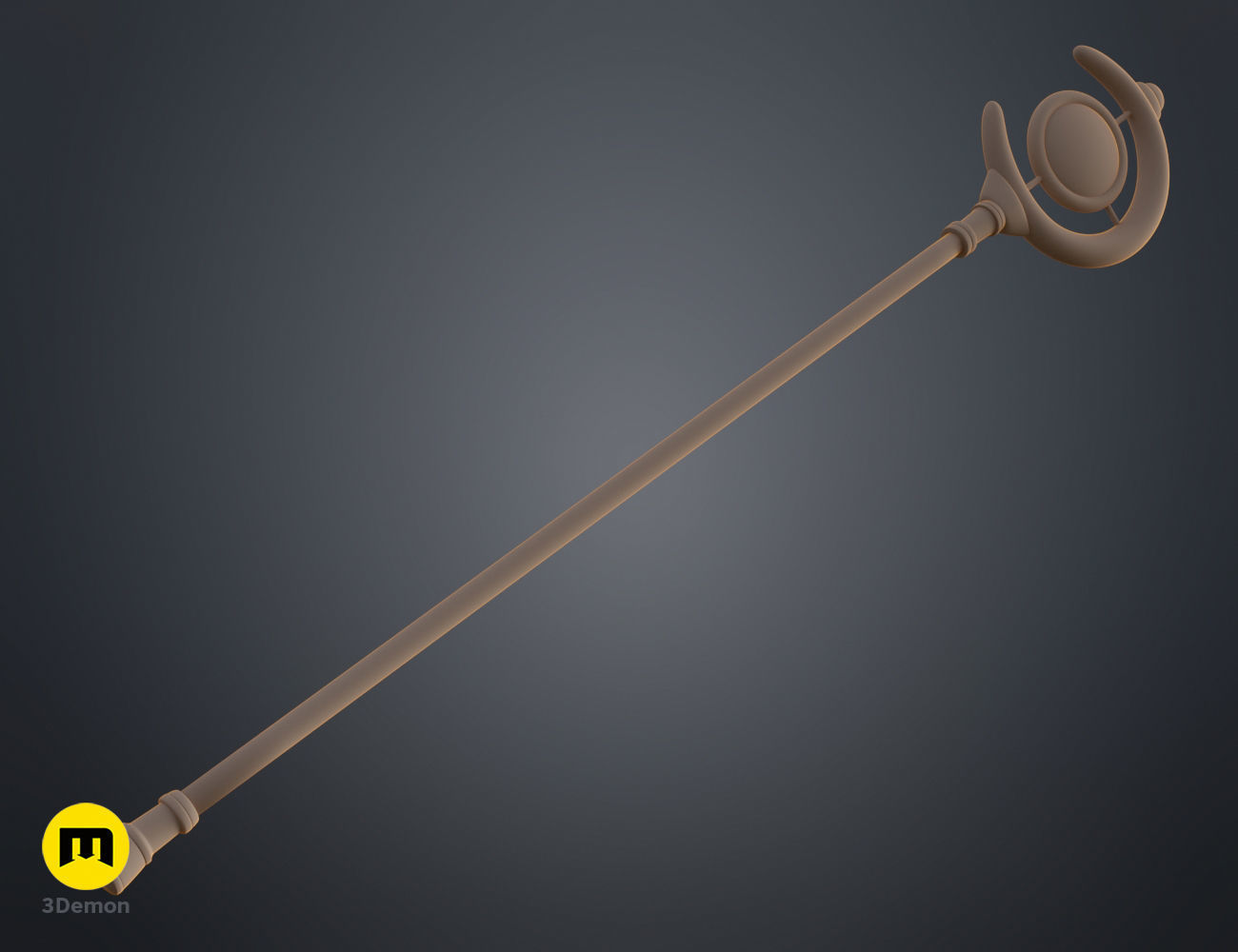 Frieren staff Beyond Journey End 3D print model_6