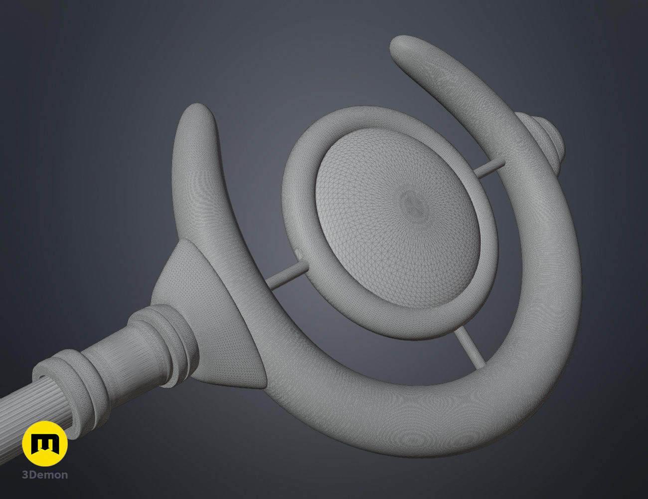 Frieren staff Beyond Journey End 3D print model_11