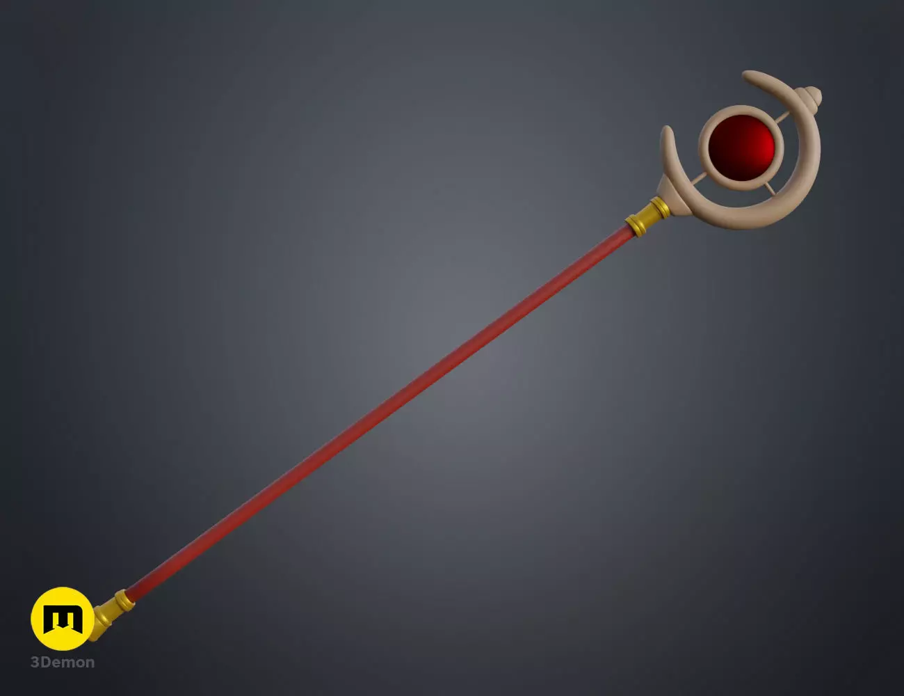 Frieren staff Beyond Journey End 3D print model_0