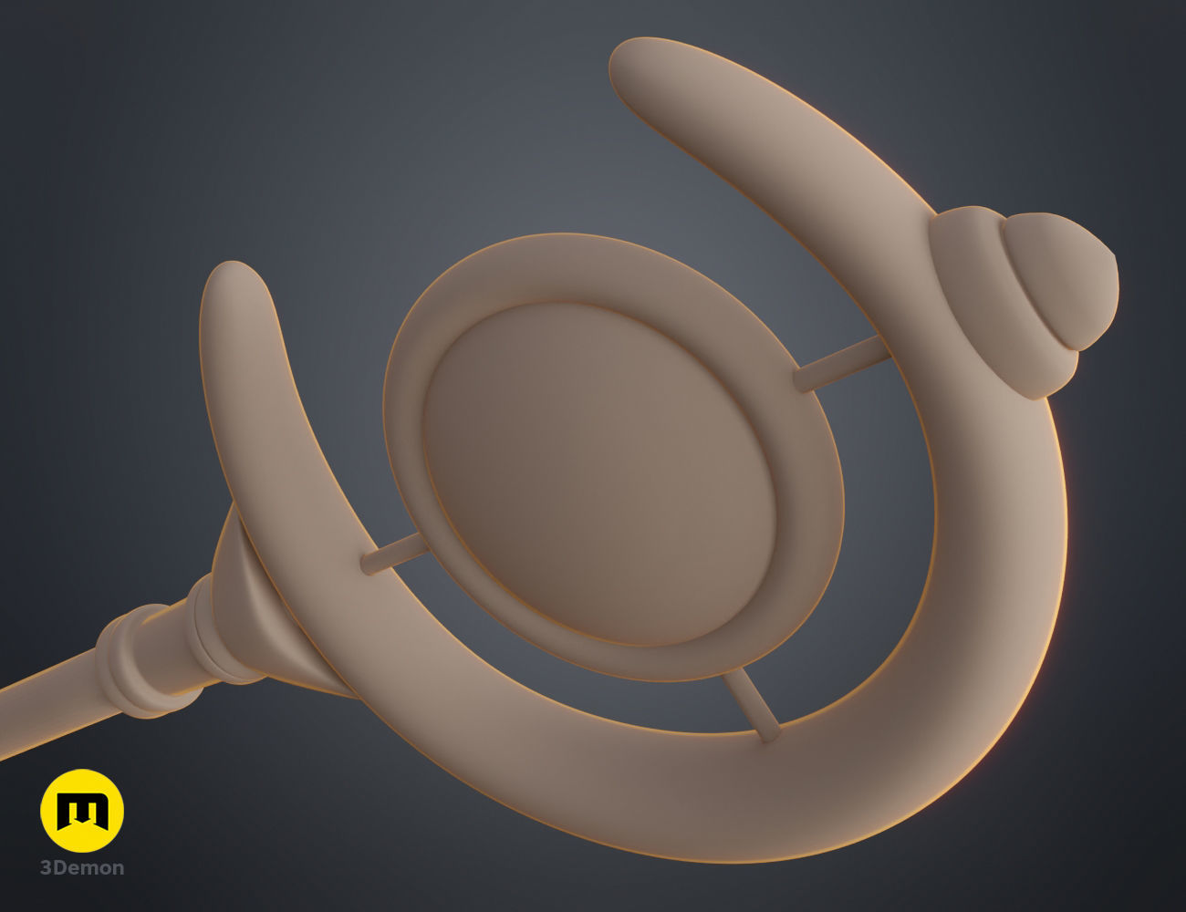 Frieren staff Beyond Journey End 3D print model_7