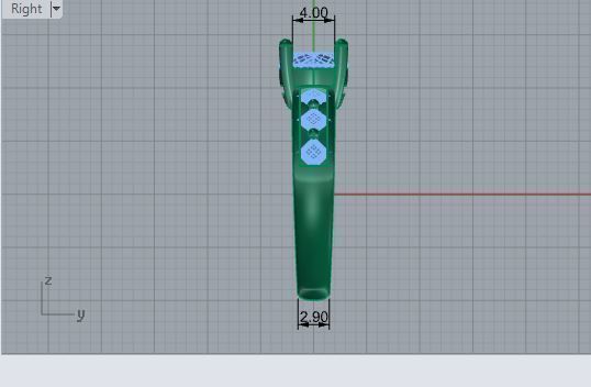 Round Diamond Basket Setting Ring 2728 3D print model_6