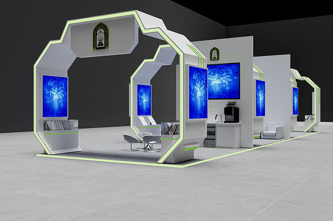 booth 3D model | CGTrader