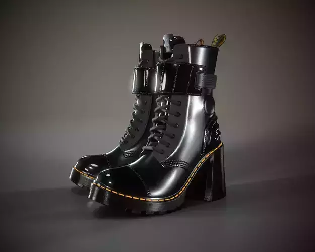 Dr Martens Gaya 10i Low-poly 3D model