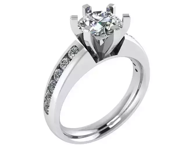 Peg Setting Channel Setting Ring 2745