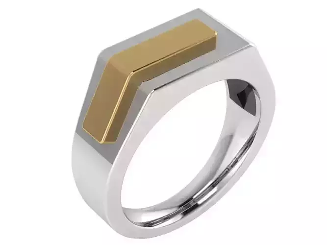 Rectangular Band Ring 2747
