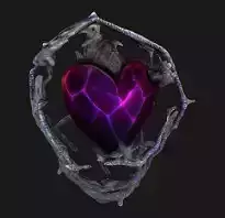 Demonic crystal heart