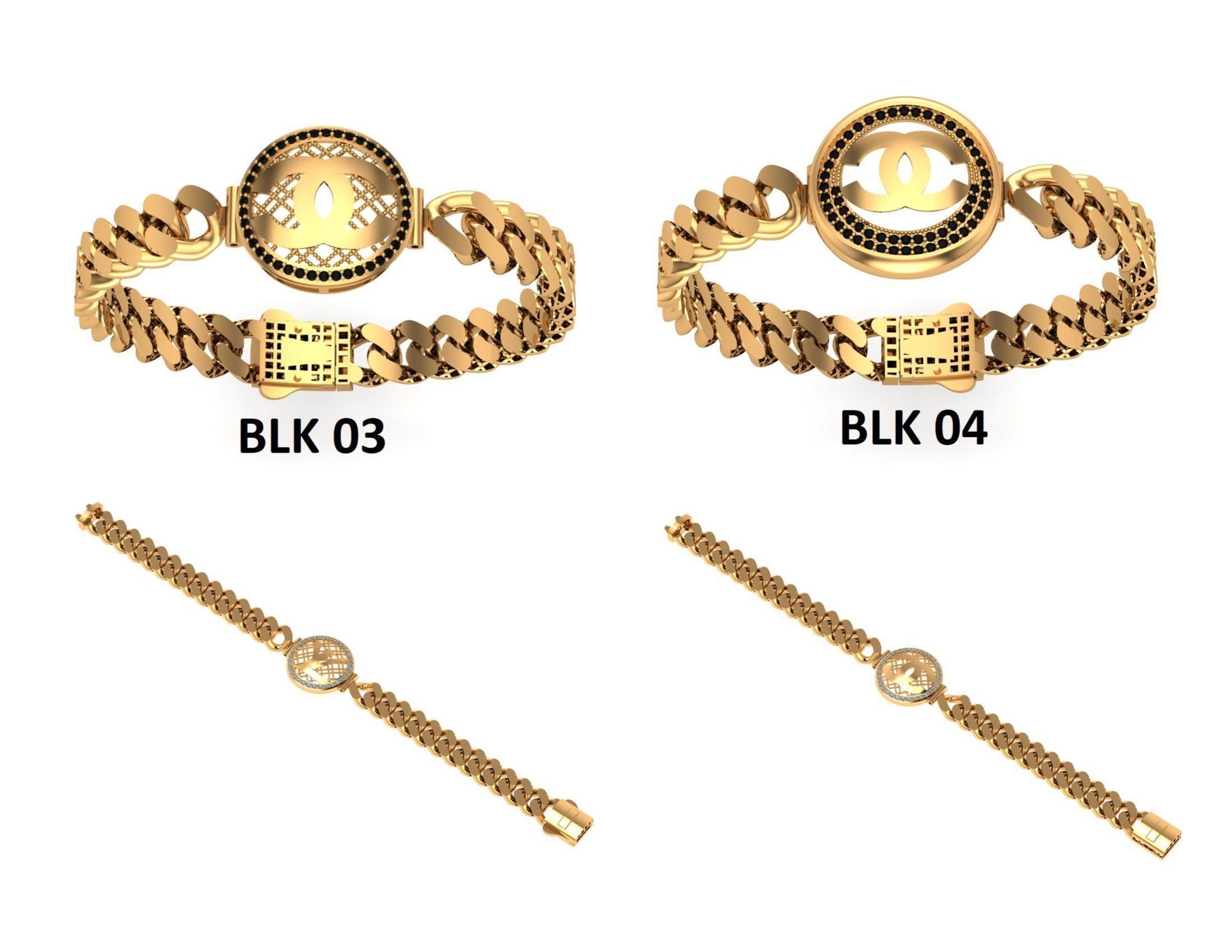 CUBAN LINK CHAIN Gurmet Bileklik - 200 PIECES READY FOR PRINT 3D print model_36