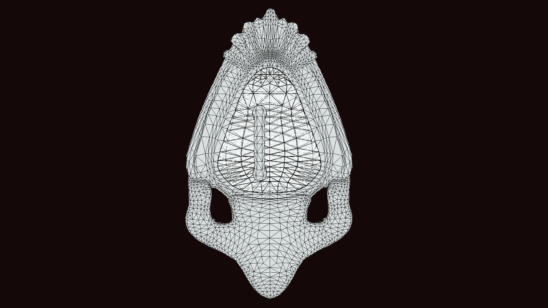 SkullShield 3D Model Low-poly 3D model_5