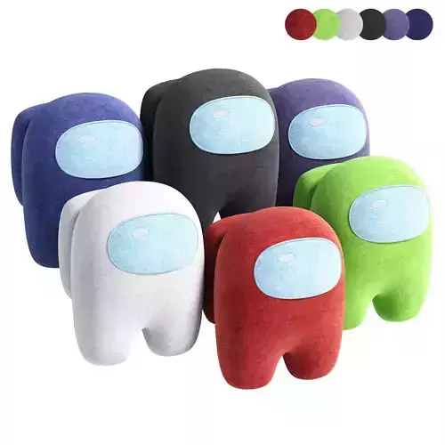 Among Us Plush 3D model