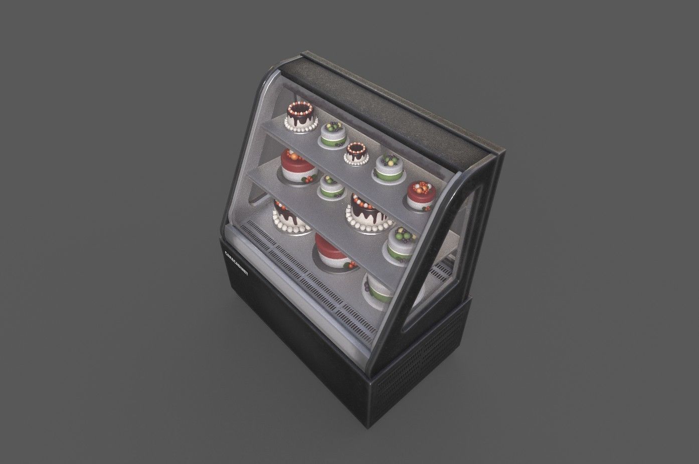 3D Model Cakes And Showcase Low-poly 3D model_13