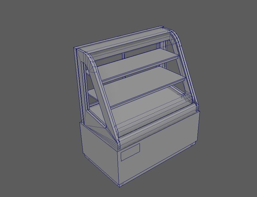 3D Model Cakes And Showcase Low-poly 3D model_17