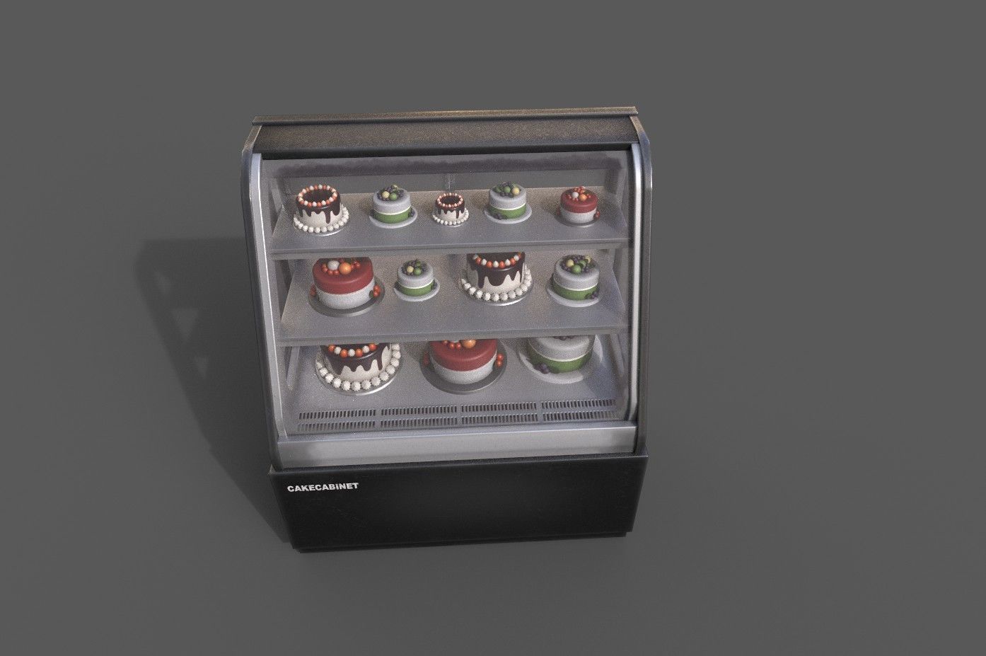 3D Model Cakes And Showcase Low-poly 3D model_20