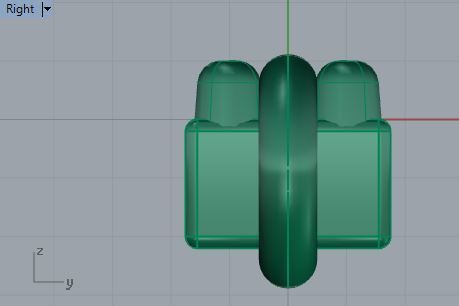 Diamond Row Pendant 2753 3D print model_6