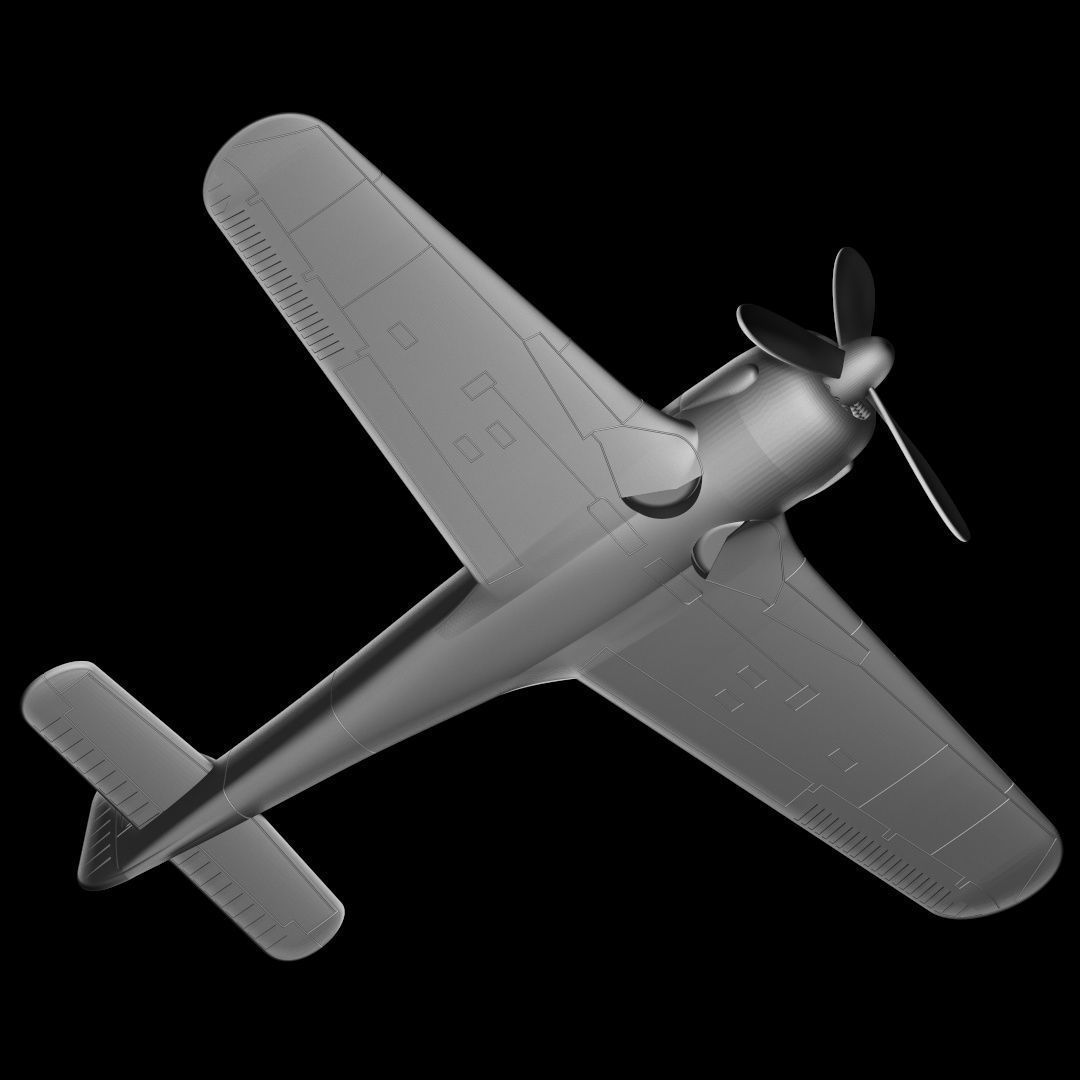 FW190 3D print model_1