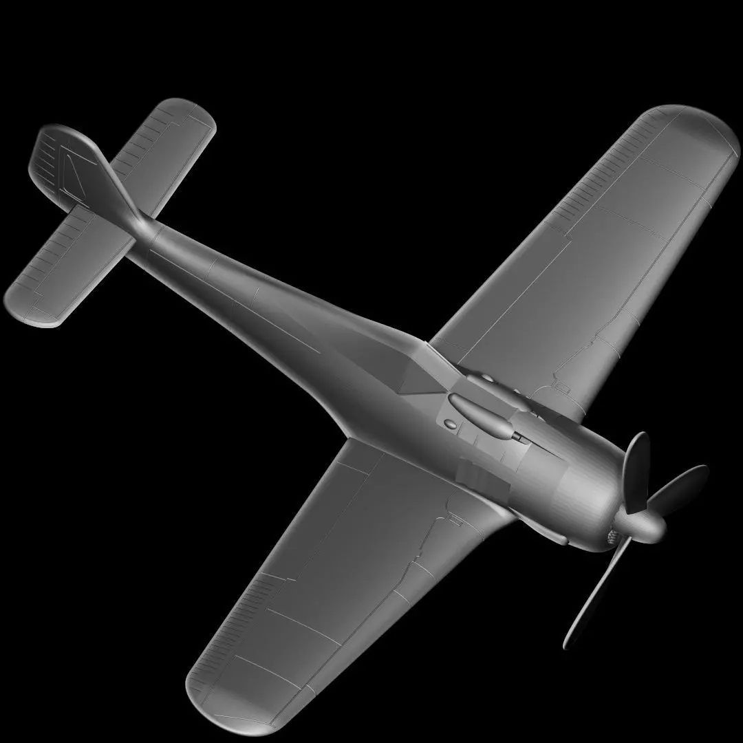 FW190 3D print model_0