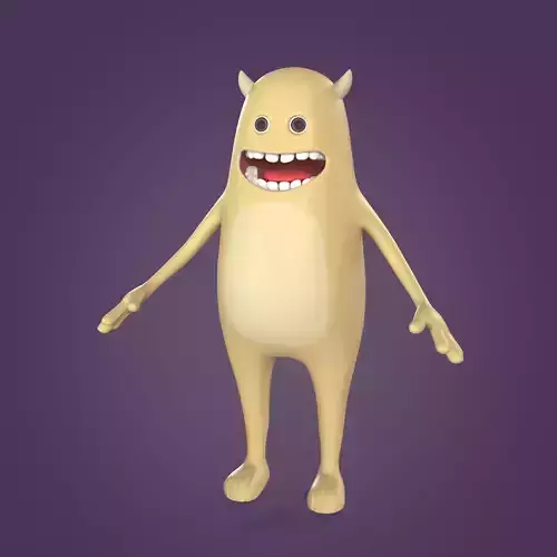 Cartoon Cute Monster - Cartoon Character