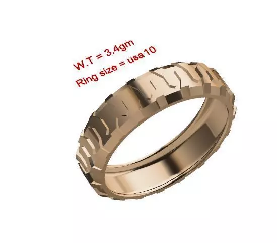 Tread Ring 3D print model_0