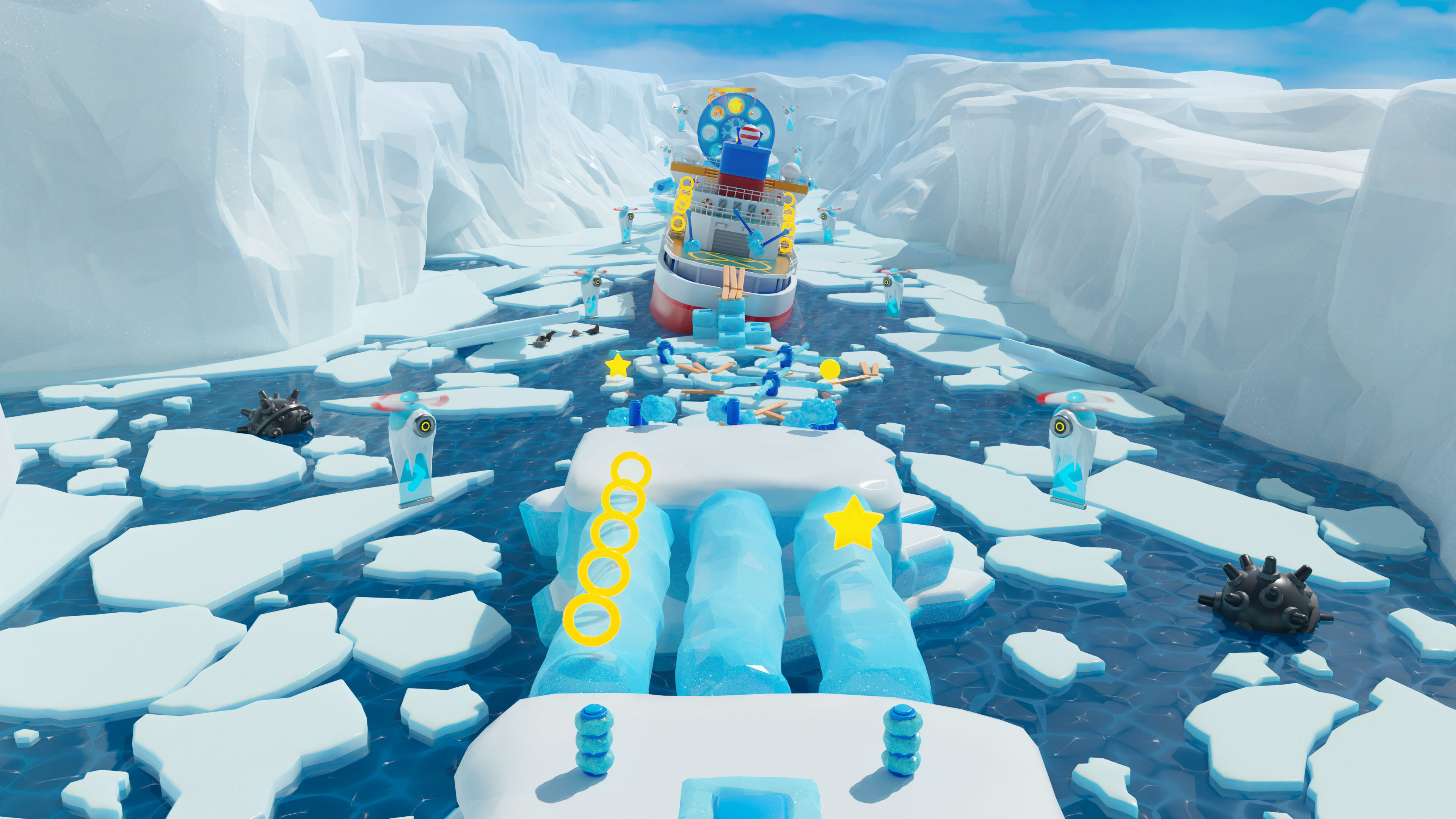 Platformer 6 Winter Low-poly 3D model_44