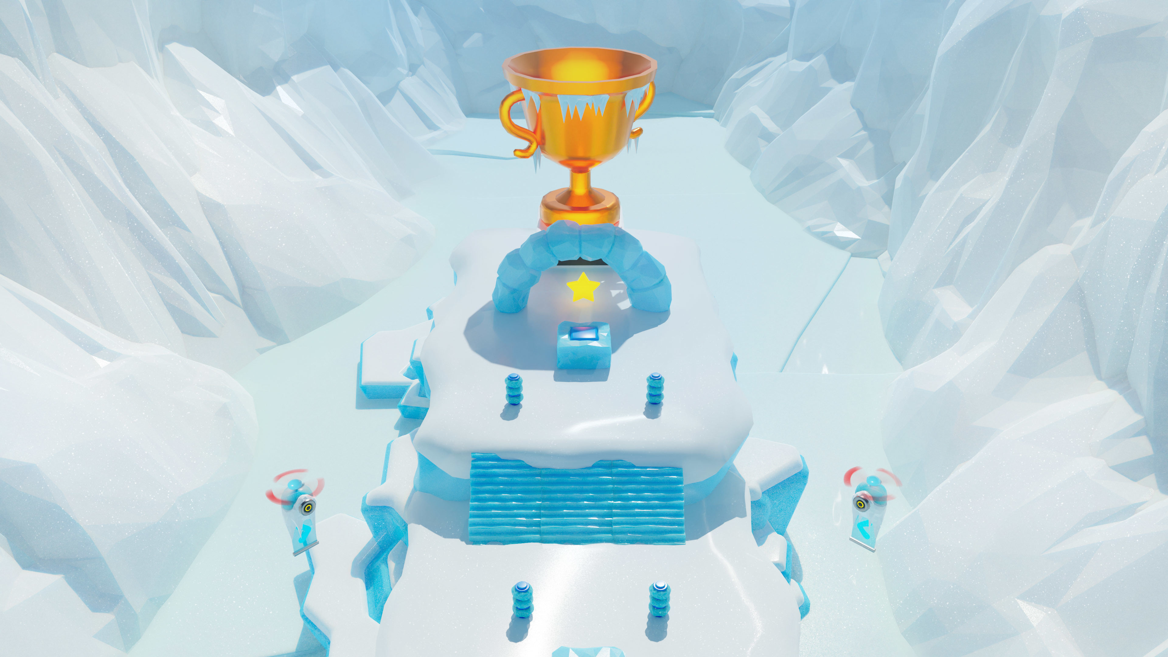 Platformer 6 Winter Low-poly 3D model_54