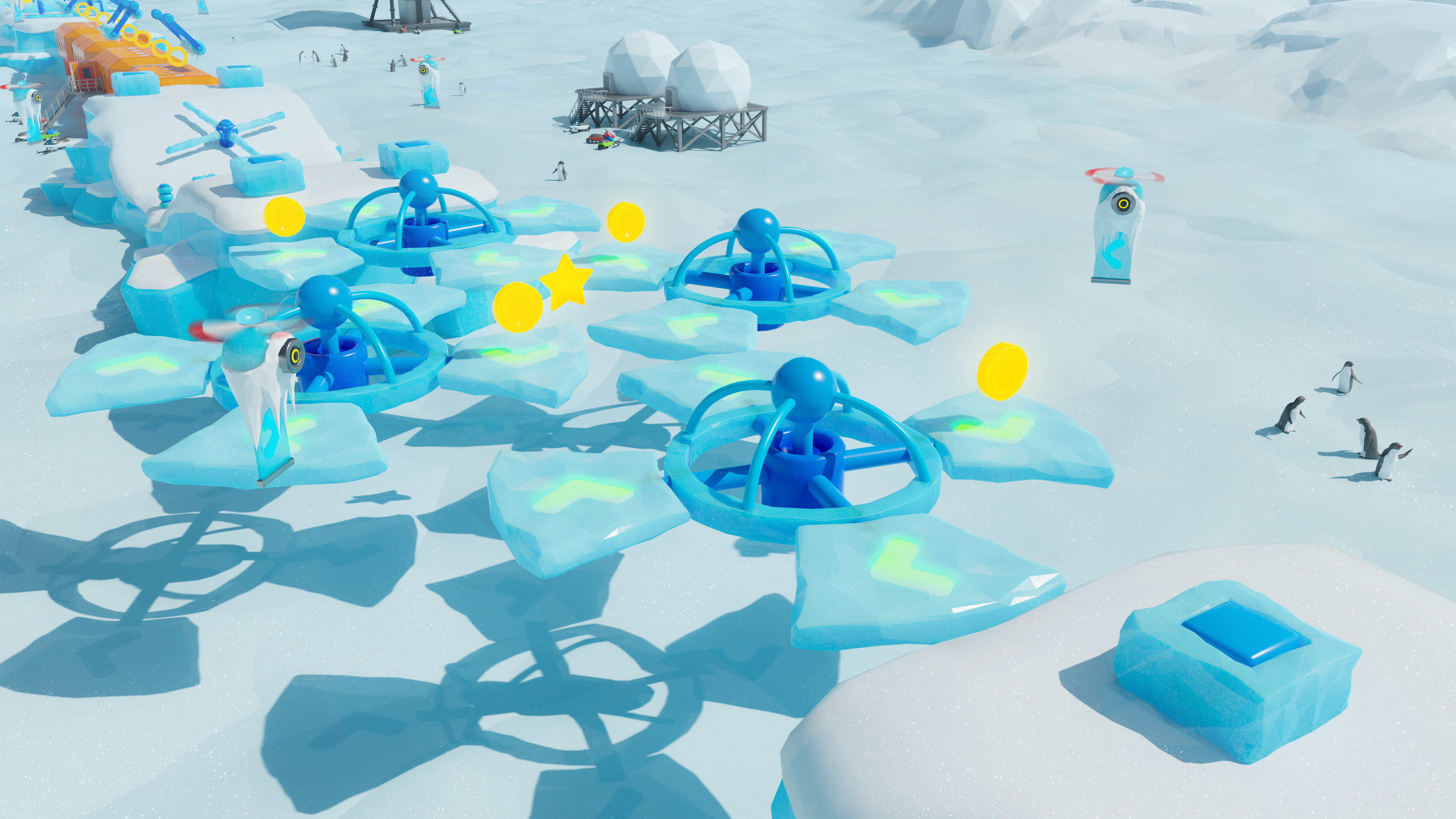 Platformer 6 Winter Low-poly 3D model_41