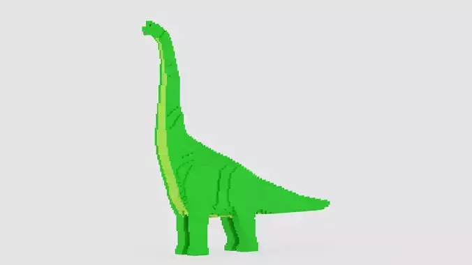Voxel Brachiosaurus 