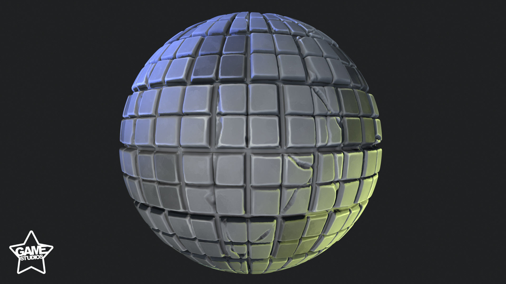 Stylized Floor Tiles Material 05 Texture_3