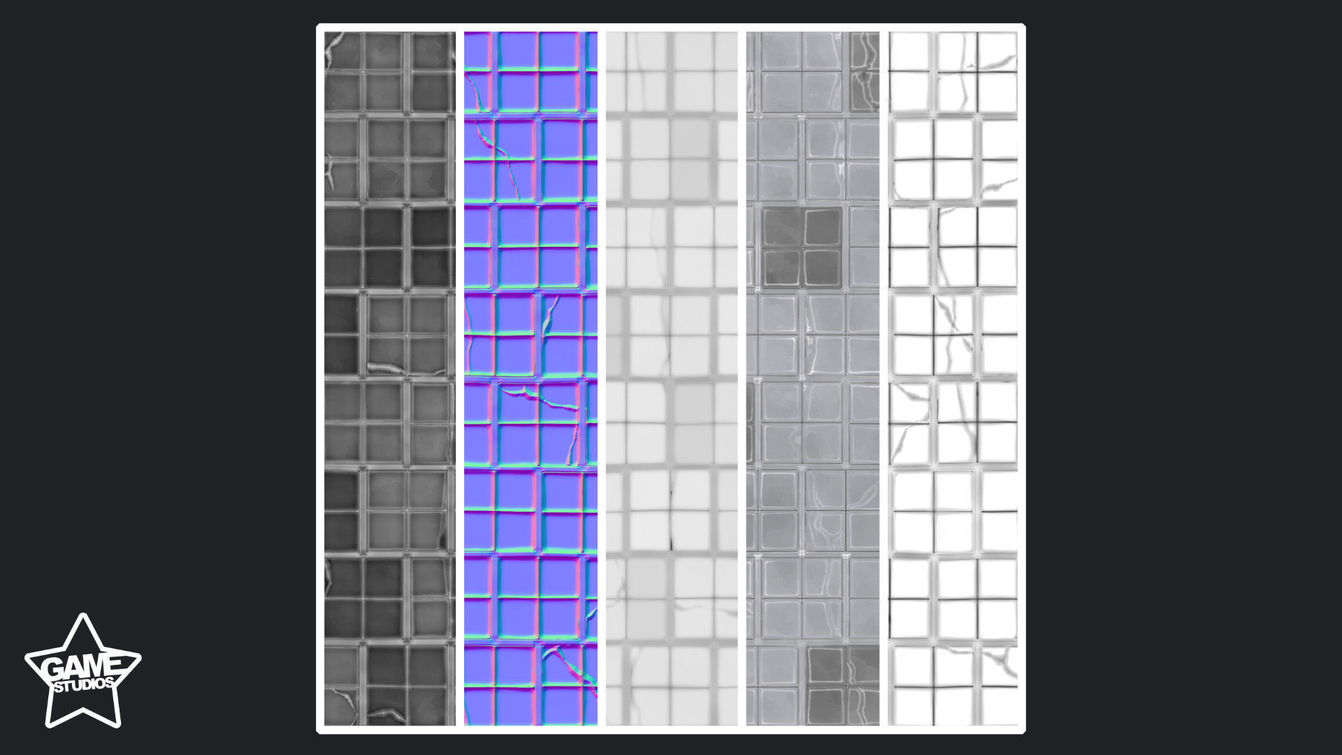 Stylized Floor Tiles Material 05 Texture_1