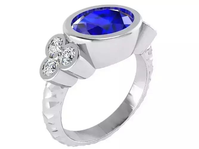 Oval Bezel Ring 2763