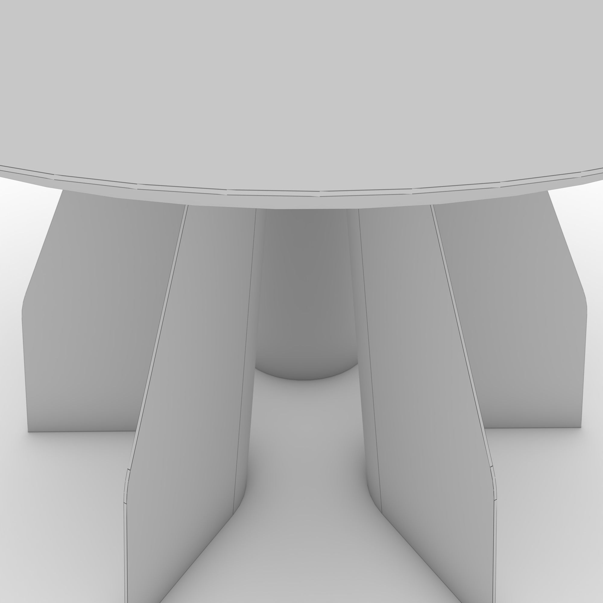 Senator Table 3D model_9