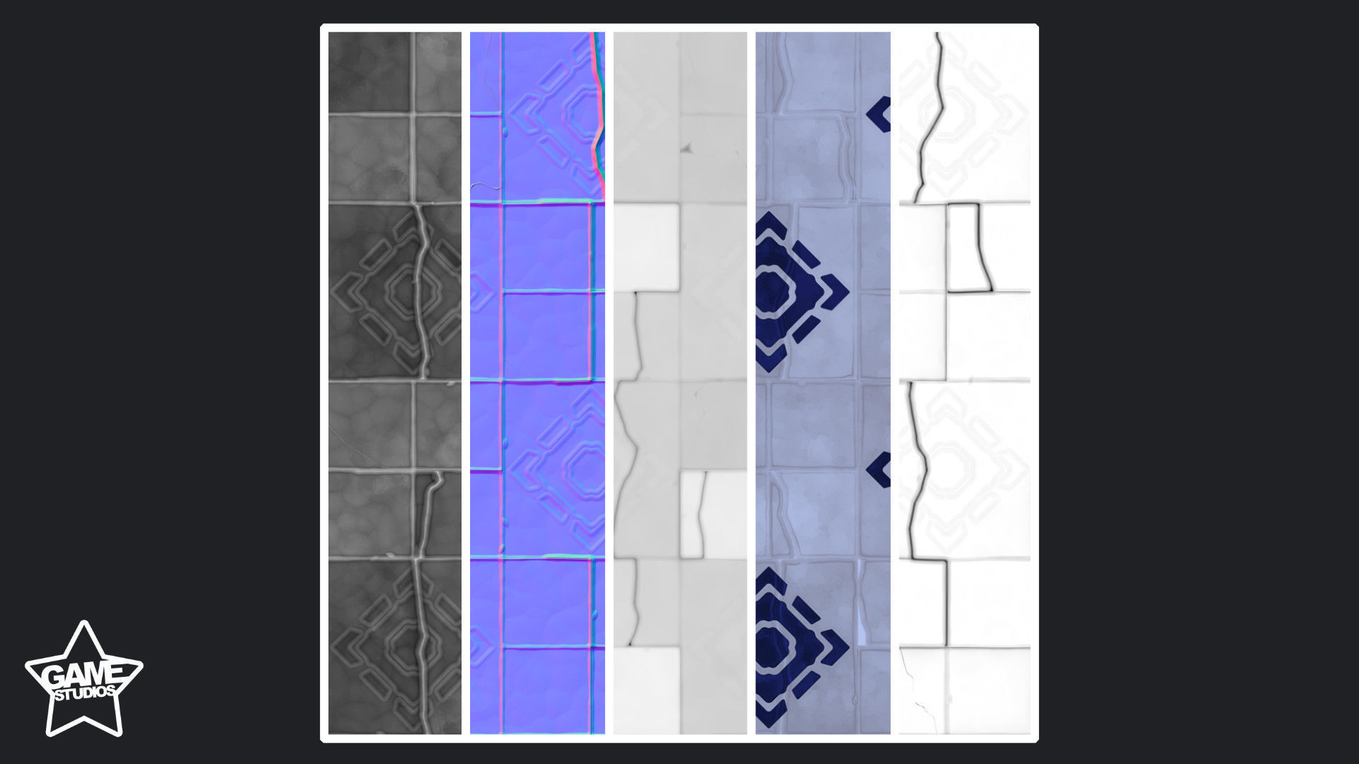 Stylized Floor Tiles Material 10 Texture_1