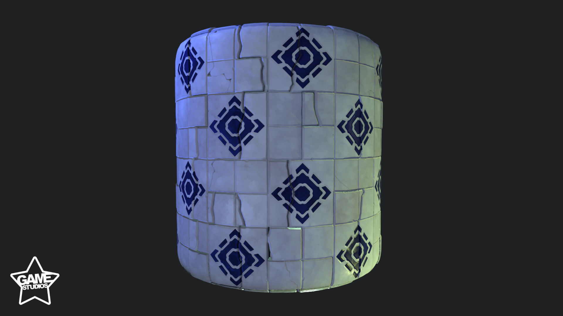 Stylized Floor Tiles Material 10 Texture_5