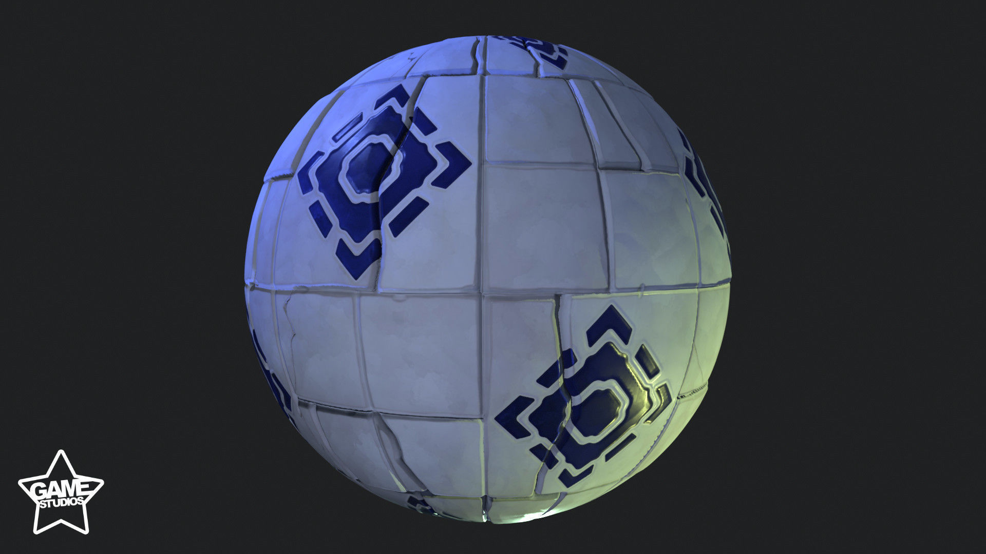 Stylized Floor Tiles Material 10 Texture_3