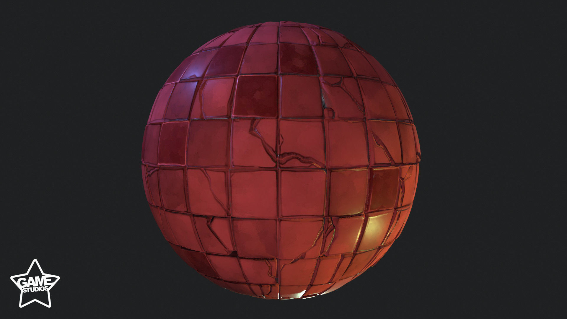 Stylized Floor Tiles Material 12 Texture_3