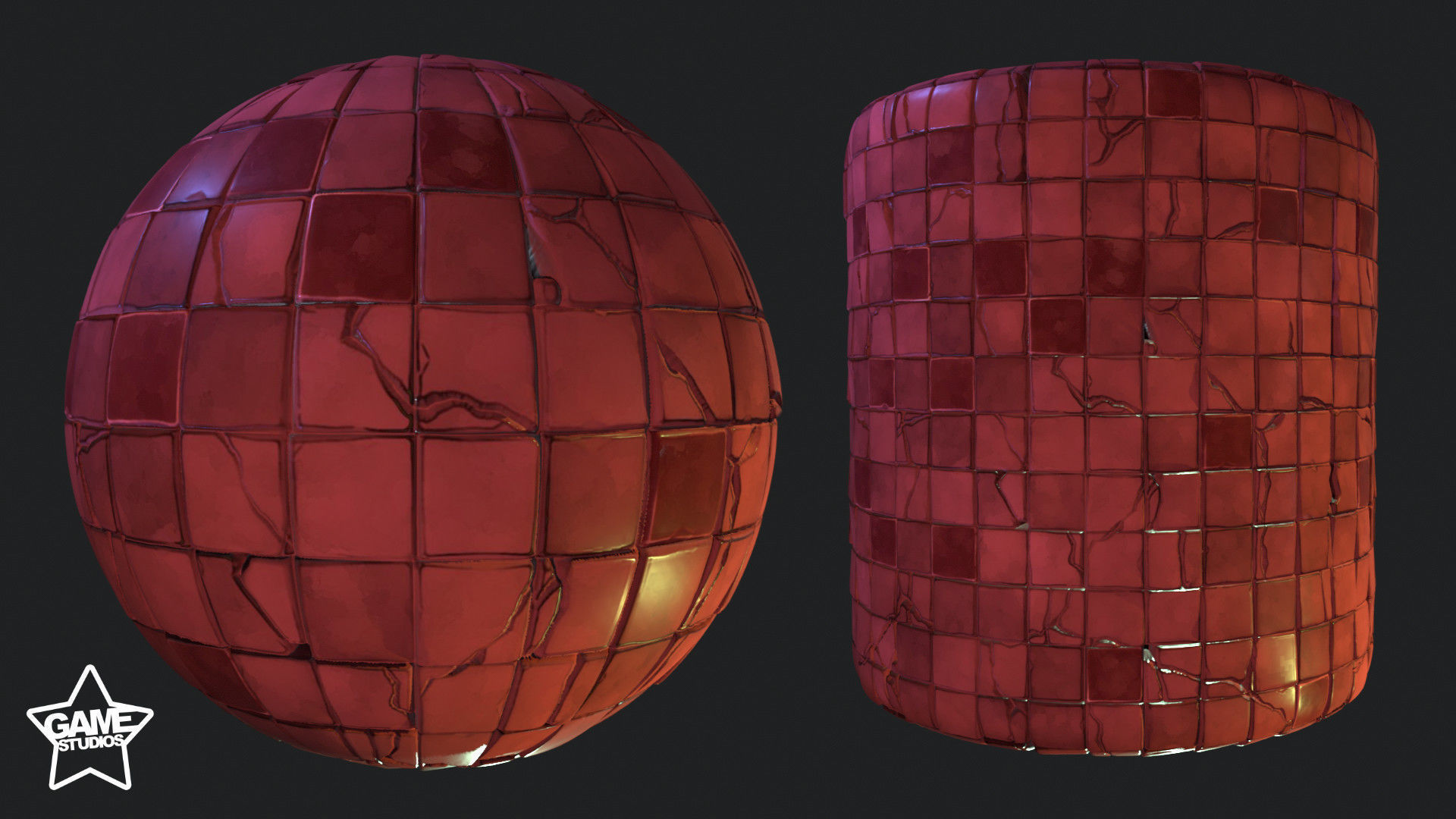 Stylized Floor Tiles Material 12 Texture_2