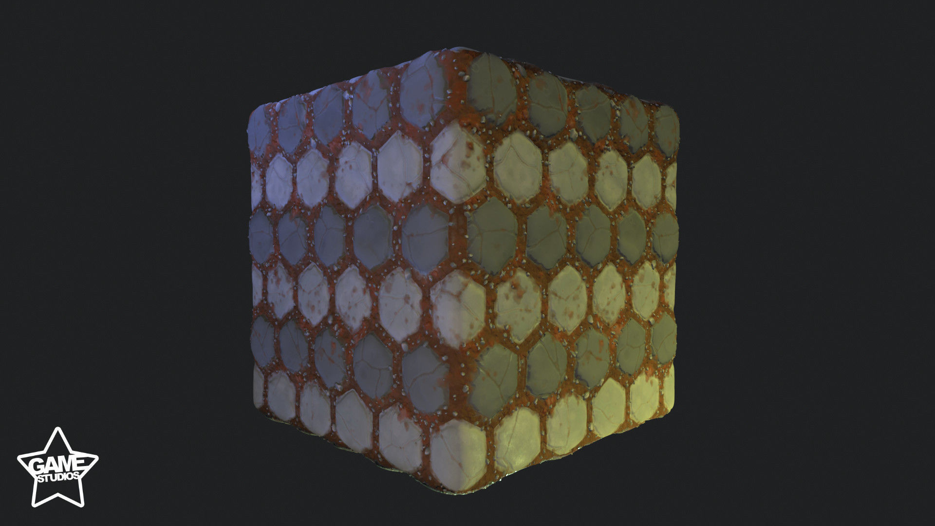 Stylized Floor Tiles Material 13 Texture_4