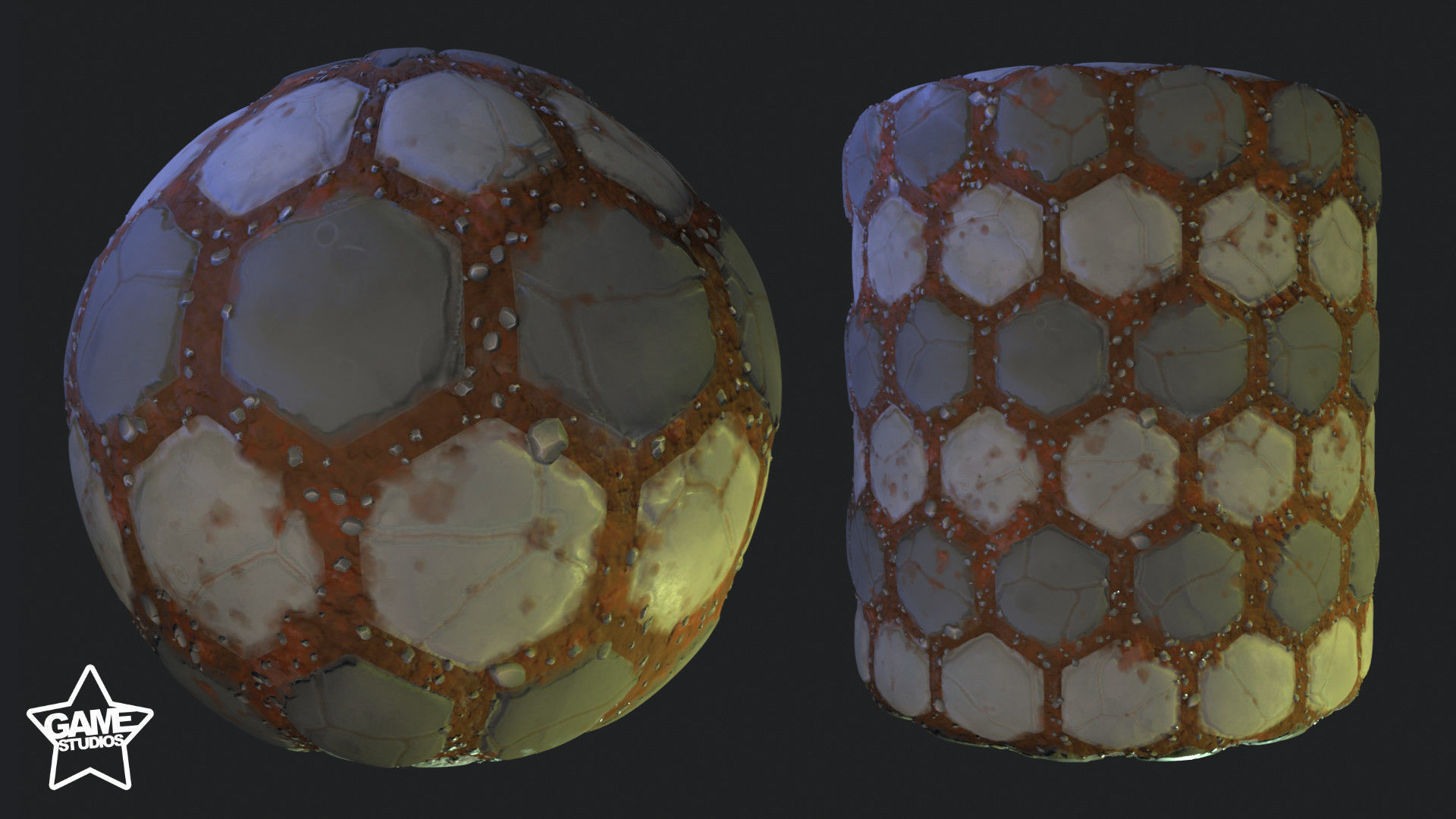 Stylized Floor Tiles Material 13 Texture_2