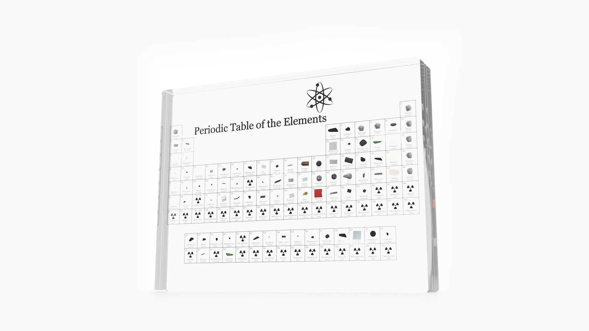 Periodic Table of the Elements  3D model_6