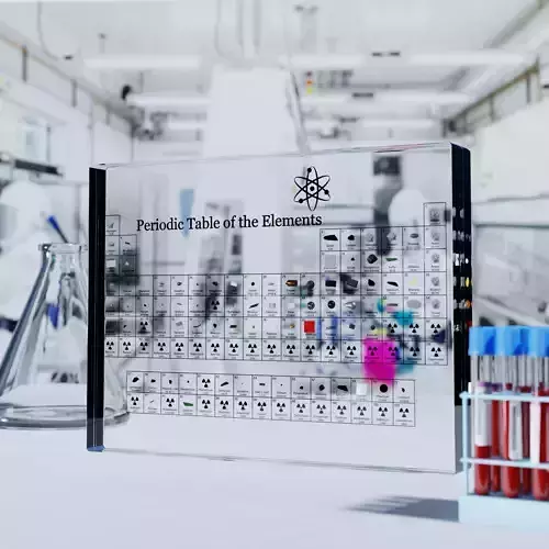 Periodic Table of the Elements  3D model