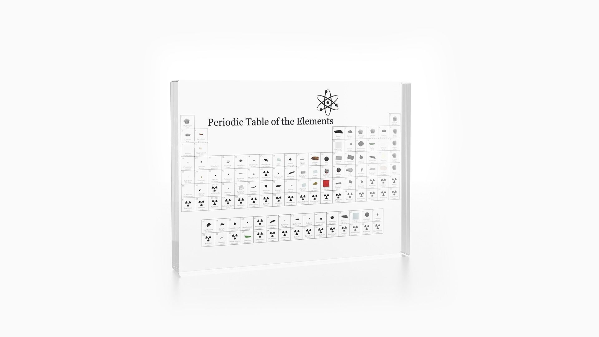 Periodic Table of the Elements  3D model_3