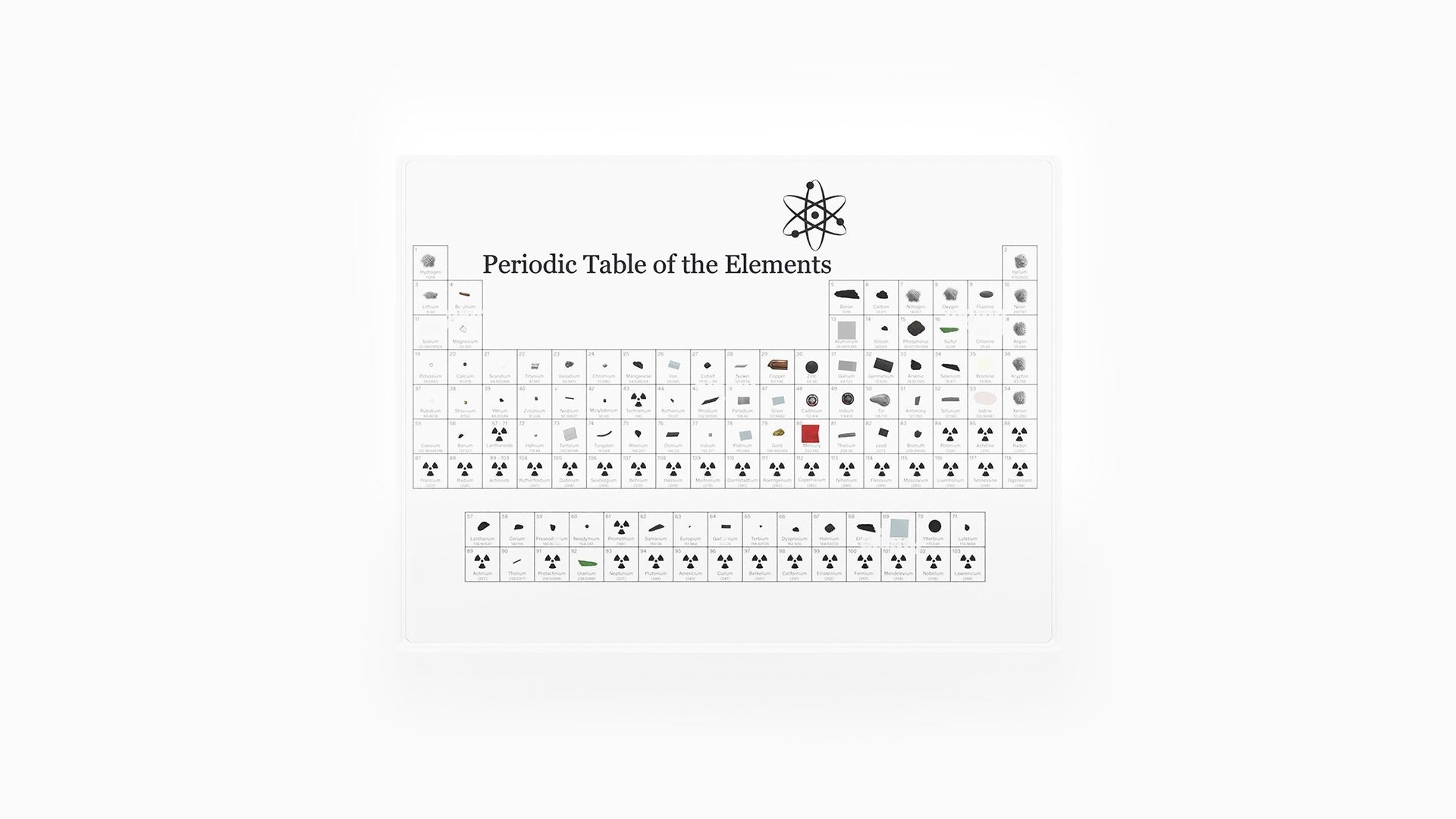 Periodic Table of the Elements  3D model_4