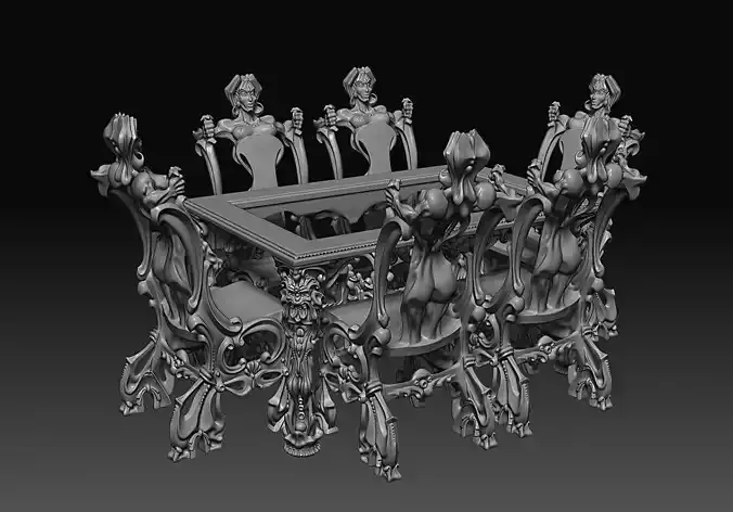 Baroque Fantasy Furniture Set