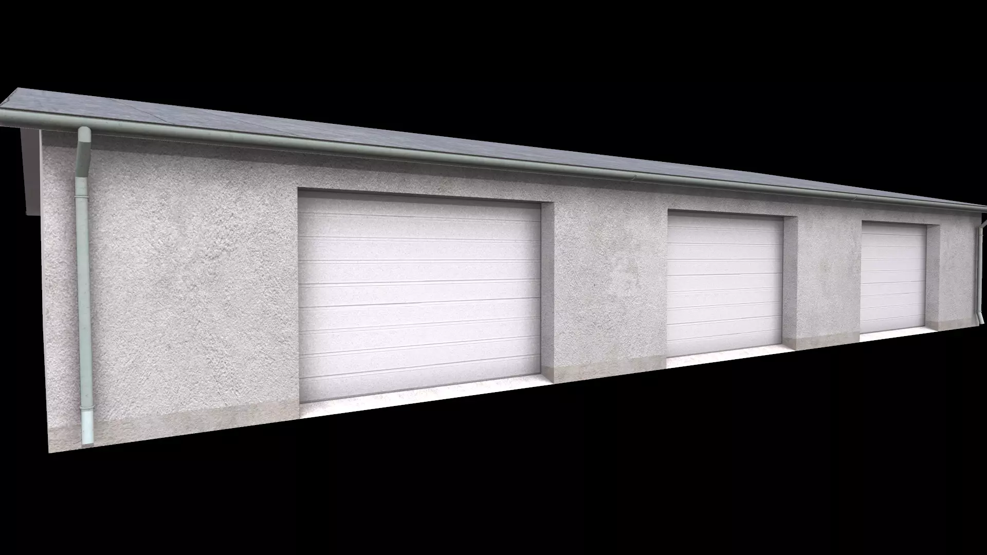 garage Low-poly 3D model