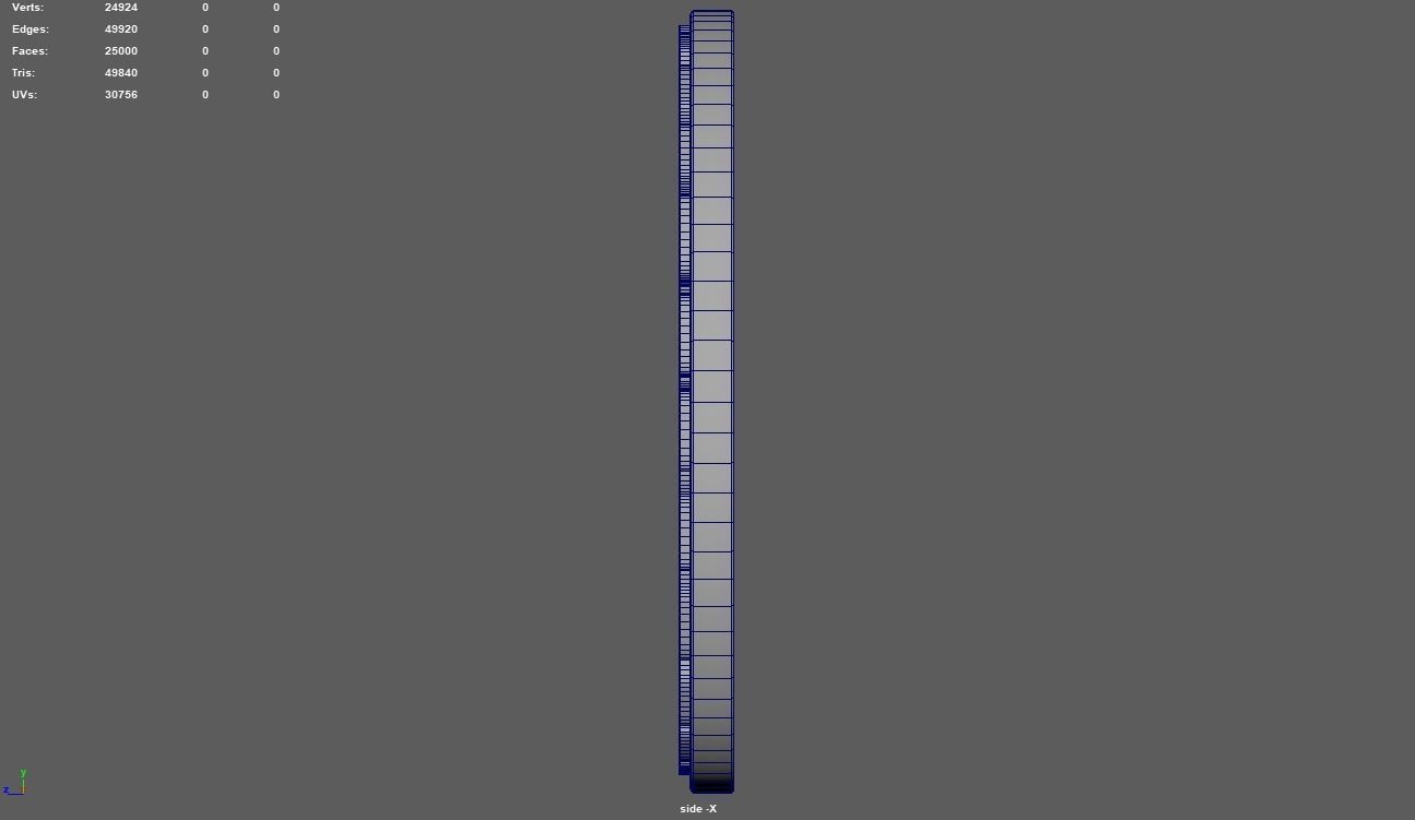 Greek Mirror Low-poly 3D model_10