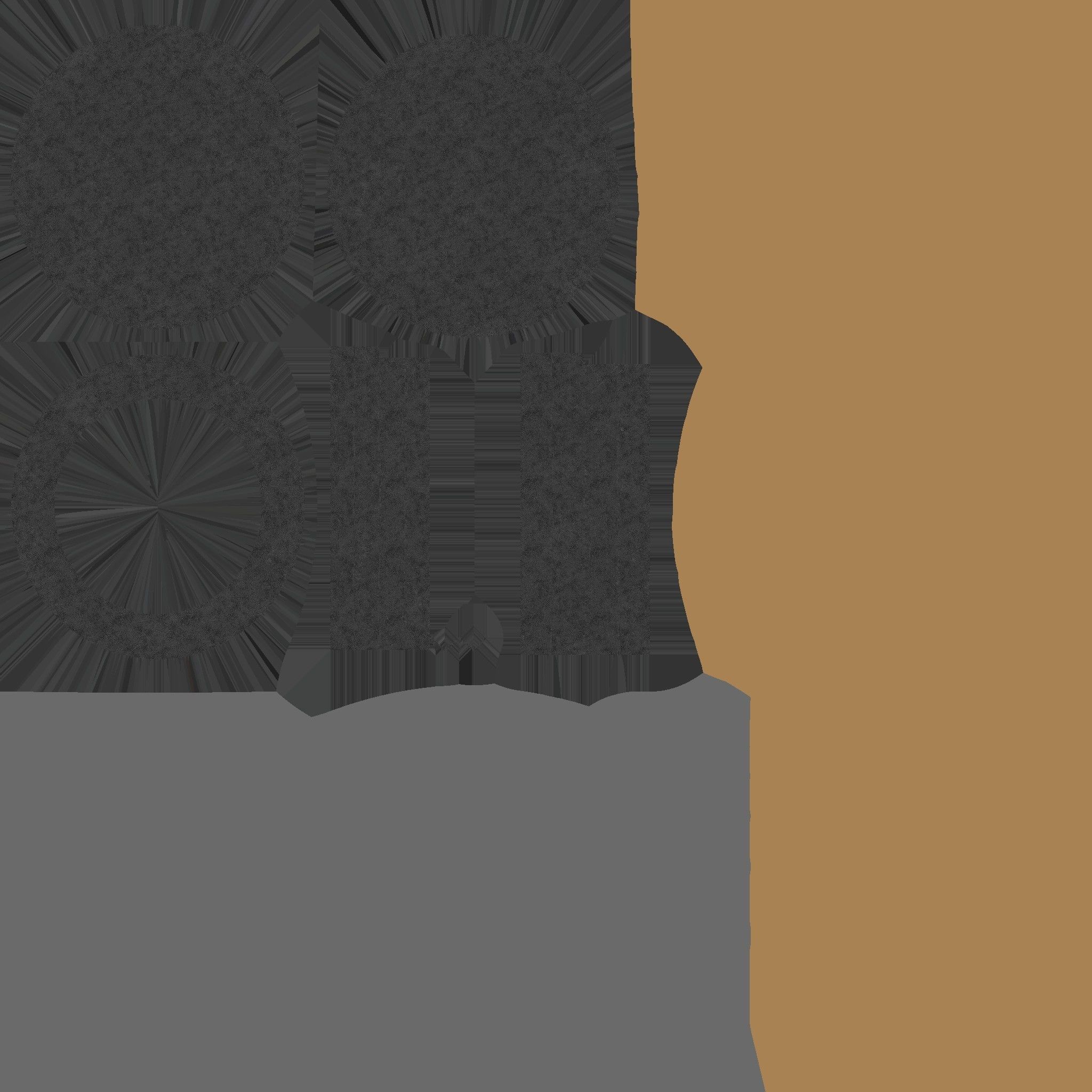 Greek Mirror Low-poly 3D model_6