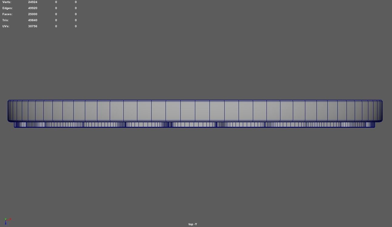 Greek Mirror Low-poly 3D model_11