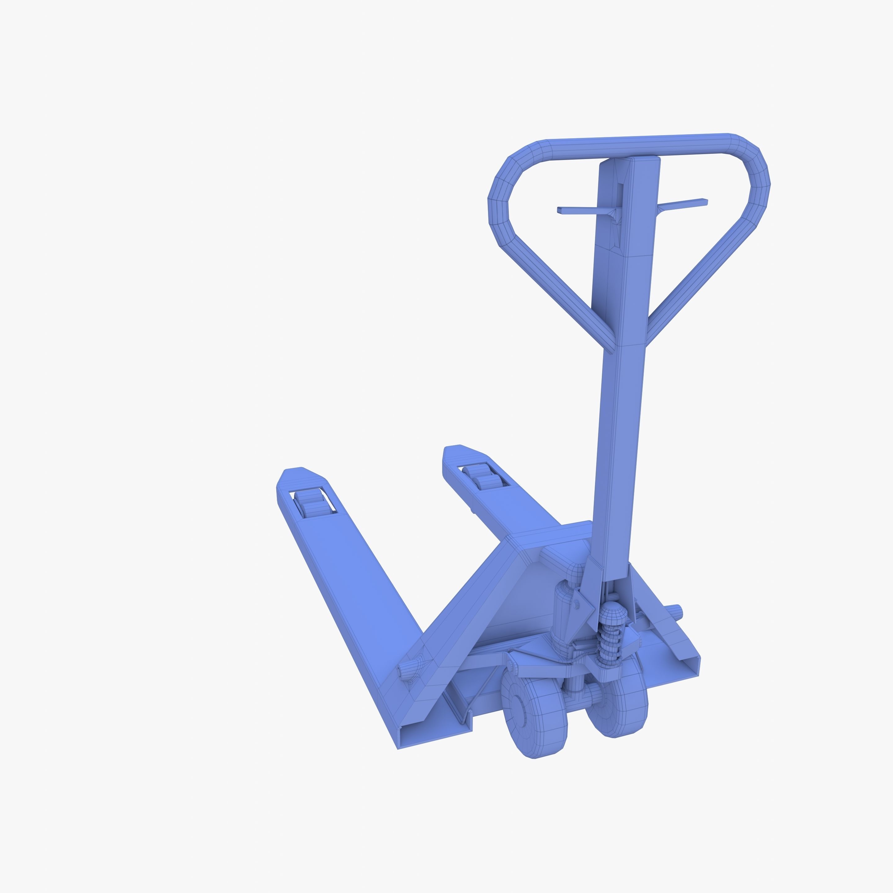 Pallet Jack V1 Low-poly 3D model_19